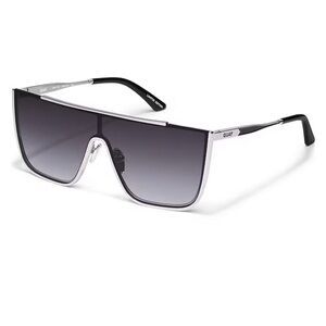 Quay Australia Unisex LIMITED EDITION Nightfall Chrome  - Silver & Smoke